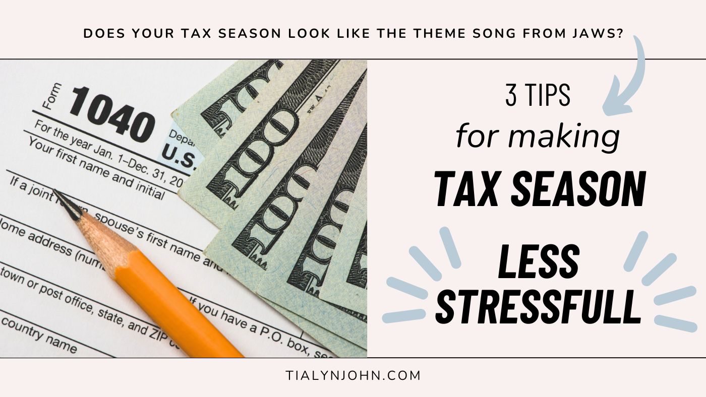 ways to beat stress during tax season for small business