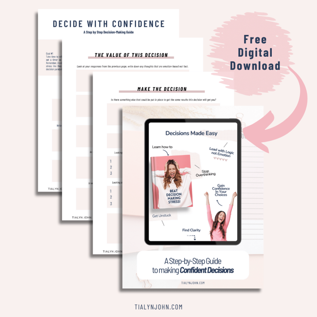 free digital download for making confident decisions