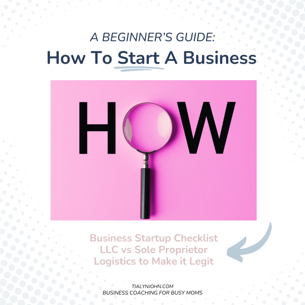 beginner's guide to starting a business. how to start a business